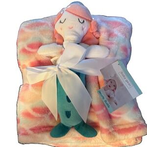 Baby Gear Security Buddy Mermaid Plush Security Blanket Pink Lovey Baby Gift NWT
